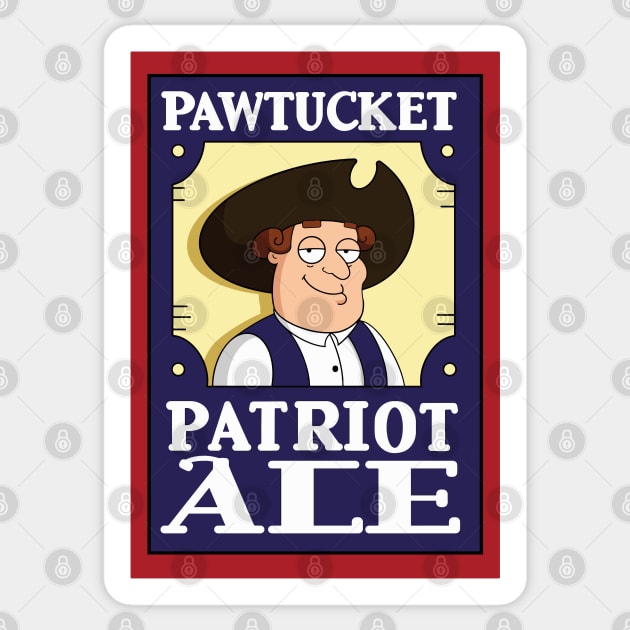 PAWTUCKET PATRIOT ALE Sticker by tvshirts